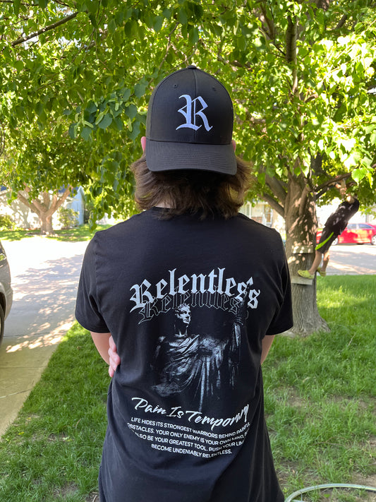 Relentless Hat (Black and White)